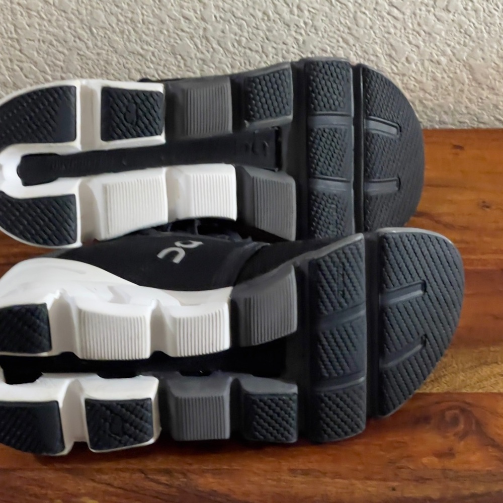 On Running Women's Black Athletic Shoes - Picture 2 of 9